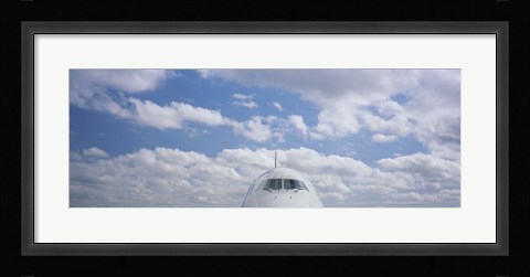 Framed High section view of an airplane, Boeing 747, London, England Print
