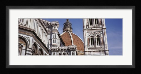 Framed Low angle view of a cathedral, Duomo Santa Maria Del Fiore, Florence, Tuscany, Italy Print