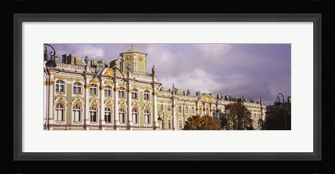 Framed Facade of a palace, Winter Palace, State Hermitage Museum, St. Petersburg, Russia Print