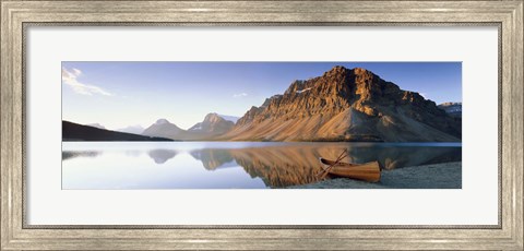 Framed Bow Lake, Banff National Park, Alberta, Canada Print