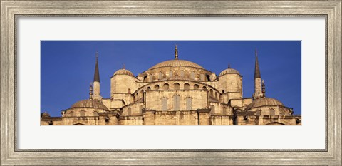 Framed Low angle view of a mosque, Blue Mosque, Istanbul, Turkey Print