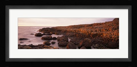 Framed Giant's Causeway, Antrim Coast, Northern Ireland. Print