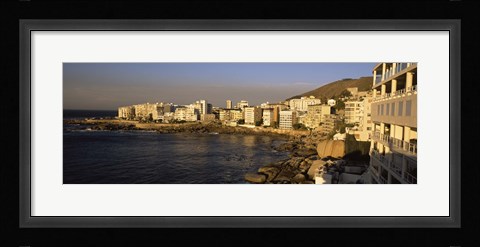 Framed City at the waterfront, Bantry Bay, Cape Town, Western Cape Province, Republic of South Africa Print