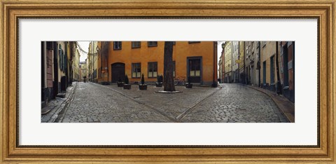 Framed Buildings in a city, Gamla Stan, Stockholm, Sweden Print