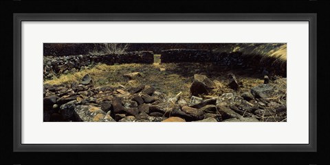 Framed Thimlich Ohinga, Lake Victoria, Great Rift Valley, Kenya Print