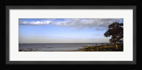 Framed Clouds over a lake, Lake Victoria, Kenya Print