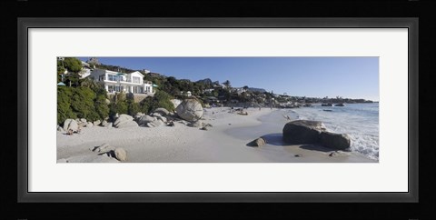 Framed Buildings at the waterfront, Clifton Beach, Cape Town, Western Cape Province, South Africa Print