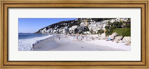 Framed Clifton Beach, Cape Town, Western Cape Province, South Africa Print