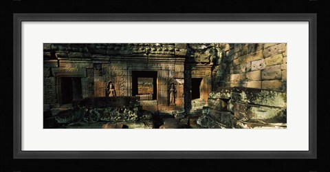 Framed Ruins of a temple, Preah Khan, Angkor, Cambodia Print