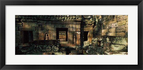 Framed Ruins of a temple, Preah Khan, Angkor, Cambodia Print