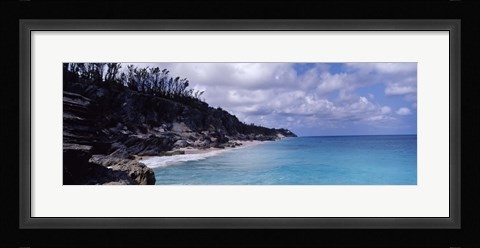 Framed Clouds over the sea, Bermuda Print