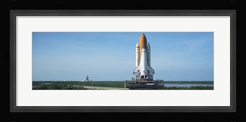 Framed Rollout of Space Shuttle Discovery, NASA Kennedy Space Center, Cape Canaveral, Brevard County, Florida, USA Print