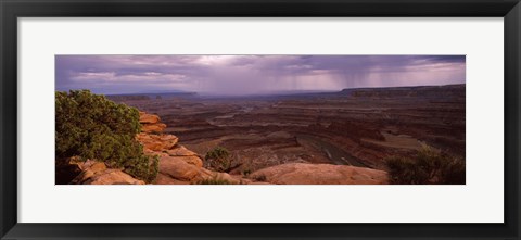 Framed Clouds over an arid landscape, Canyonlands National Park, San Juan County, Utah Print