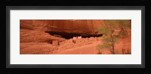 Framed Ruins of house, White House Ruins, Canyon De Chelly, Arizona, USA Print