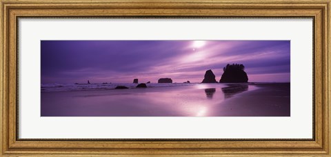 Framed Second Beach, Washington State Print