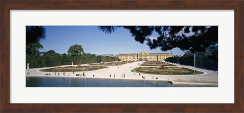 Framed Facade of a palace, Schonbrunn Palace, Vienna, Austria Print