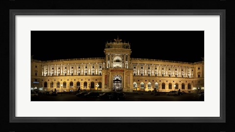 Framed Facade of a palace, The Hofburg Complex, Vienna, Austria Print