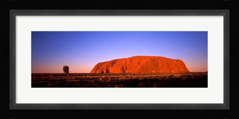Framed Rock formation, Uluru, Uluru-Kata Tjuta National Park, Northern Territory, Australia Print