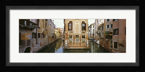 Framed Buildings along a canal, Grand Canal, Venice, Veneto, Italy Print