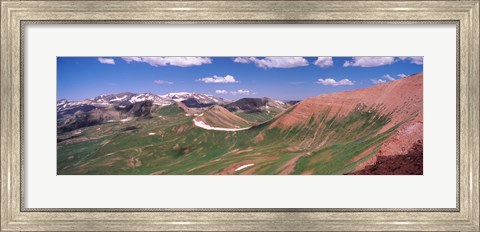 Framed Mountain range, Crested Butte, Gunnison County, Colorado Print