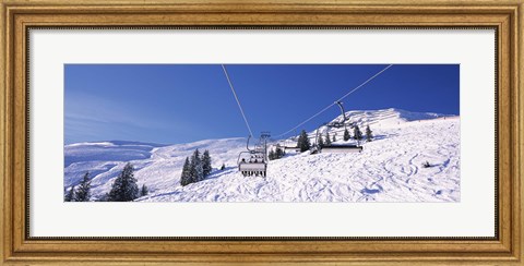 Framed Ski resort, Reith Im Alpbachtal, Tyrol, Austria Print