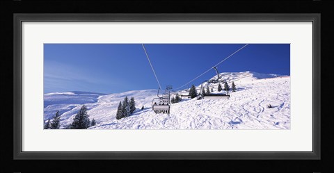 Framed Ski resort, Reith Im Alpbachtal, Tyrol, Austria Print