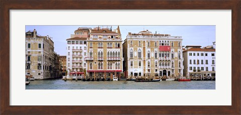 Framed Palazzi facades along the canal, Grand Canal, Venice, Veneto, Italy Print