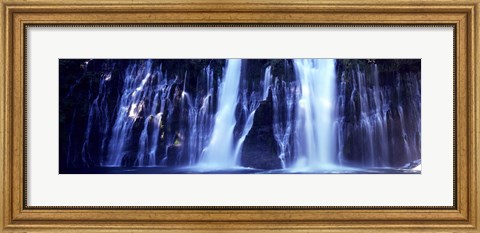 Framed Waterfall in Memorial State Park, California Print