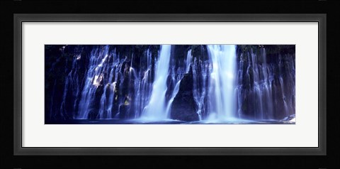 Framed Waterfall in Memorial State Park, California Print