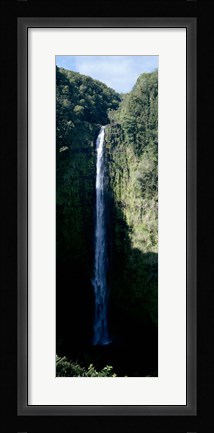 Framed Tall Waterfall Print