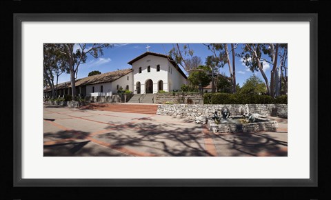 Framed Facade of a church, Mission San Luis Obispo, San Luis Obispo, San Luis Obispo County, California, USA Print