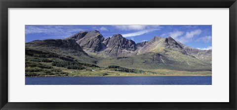 Framed Hills, Cuillins, Loch Slapin, Isle Of Skye, Scotland Print