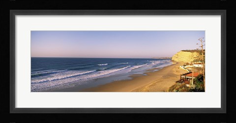 Framed Surf on the beach, Lagos, Algarve, Portugal Print