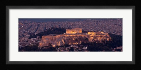 Framed Acropolis of Athens, Athens, Attica, Greece Print