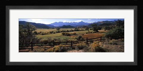 Framed State Highway 62, Ridgway, Colorado Print