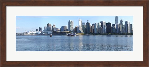 Framed Skyscrapers at the waterfront, Canada Place, Vancouver, British Columbia, Canada 2011 Print