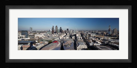 Framed City of London from St. Paul's Cathedral, London, England 2010 Print