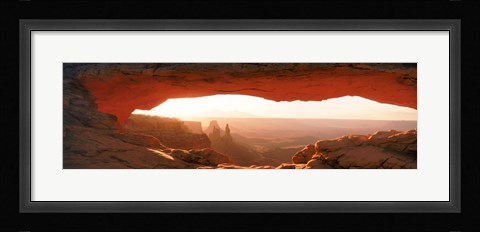 Framed Sunrise through Mesa Arch in Canyonlands National Park, Utah, USA Print