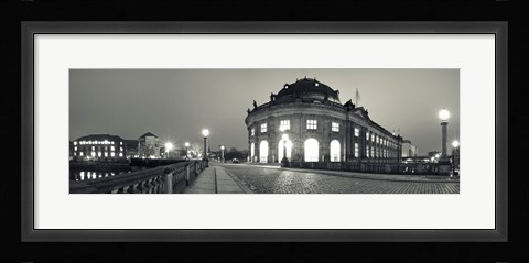 Framed Bode-Museum on the Museum Island at the Spree River, Berlin, Germany Print