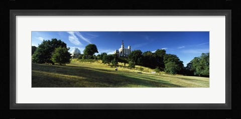 Framed Observatory on a Hill, Royal Observatory, Greenwich Park, Greenwich, London, England Print