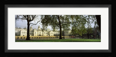 Framed Horse guards building, St. James's Park, Westminster, London, England Print