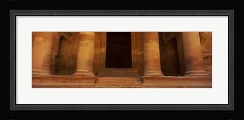 Framed Doorway to the Treasury, Wadi Musa, Petra, Jordan Print