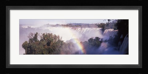 Framed Iguacu Falls, Argentina-Brazil Border Print