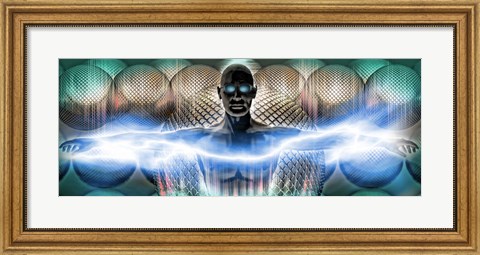 Framed Digital man Print