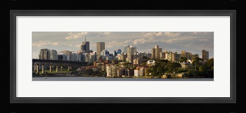 Framed Sydney Harbor, Sydney, New South Wales, Australia Print