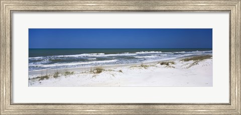 Framed Surf on the beach, St. Joseph Peninsula State Park, Florida, USA Print