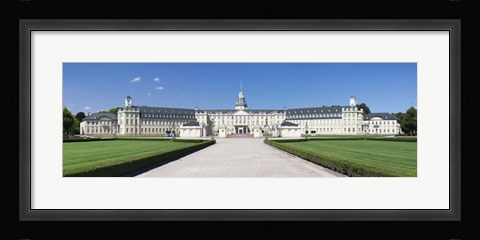 Framed Facade of a castle, Karlsruhe Castle, Karlsruhe, Baden-Wurttemberg, Germany Print