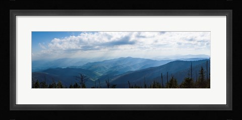 Framed Clouds over mountains, Great Smoky Mountains National Park, Blount County, Tennessee, USA Print