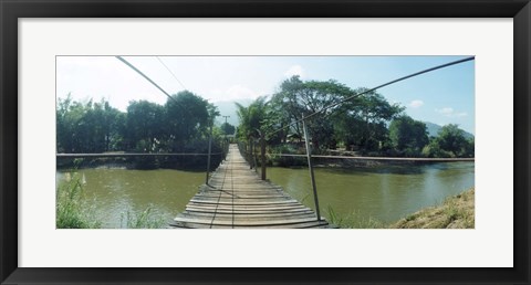 Framed River in Chiang Mai Province, Thailand Print