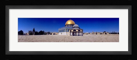 Framed Dome of The Rock, Temple Mount, Jerusalem, Israel Print